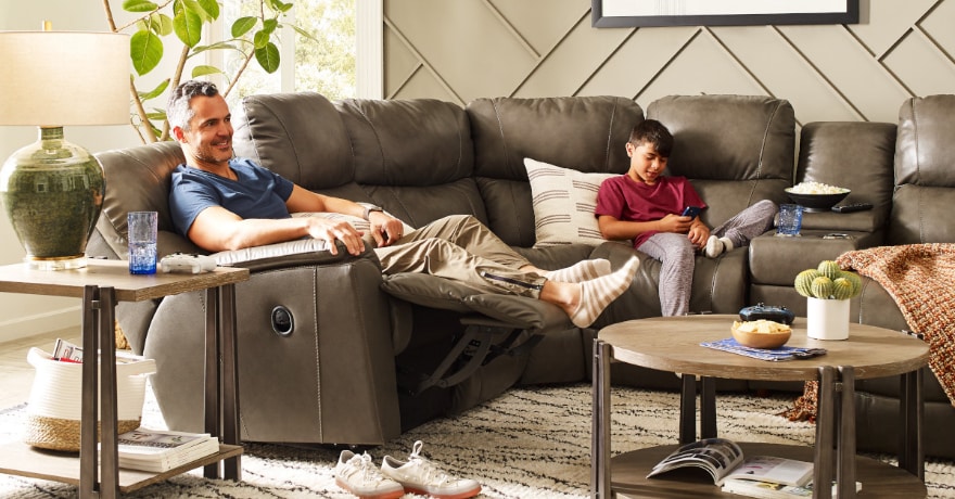 Family with furniture